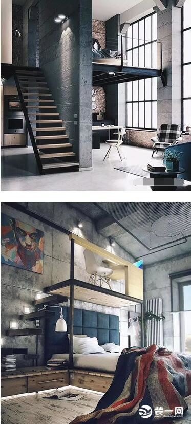 loft公寓装修效果图