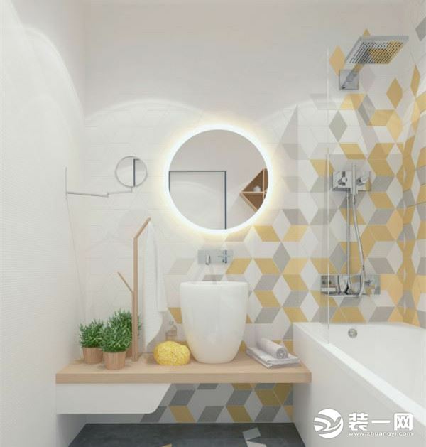 卫生间墙砖装修效果图