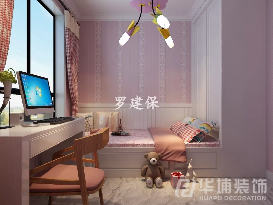 暖色系儿童房装修效果图