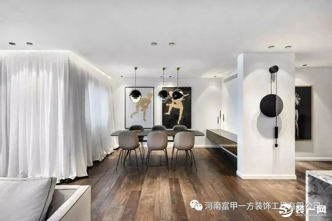 现代简约餐厅装修效果图