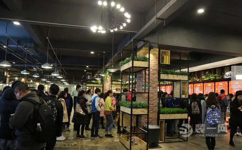 大学餐厅装修效果图