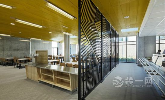 装修网国外装修设计欣赏：法国里尔初中学校华丽变身