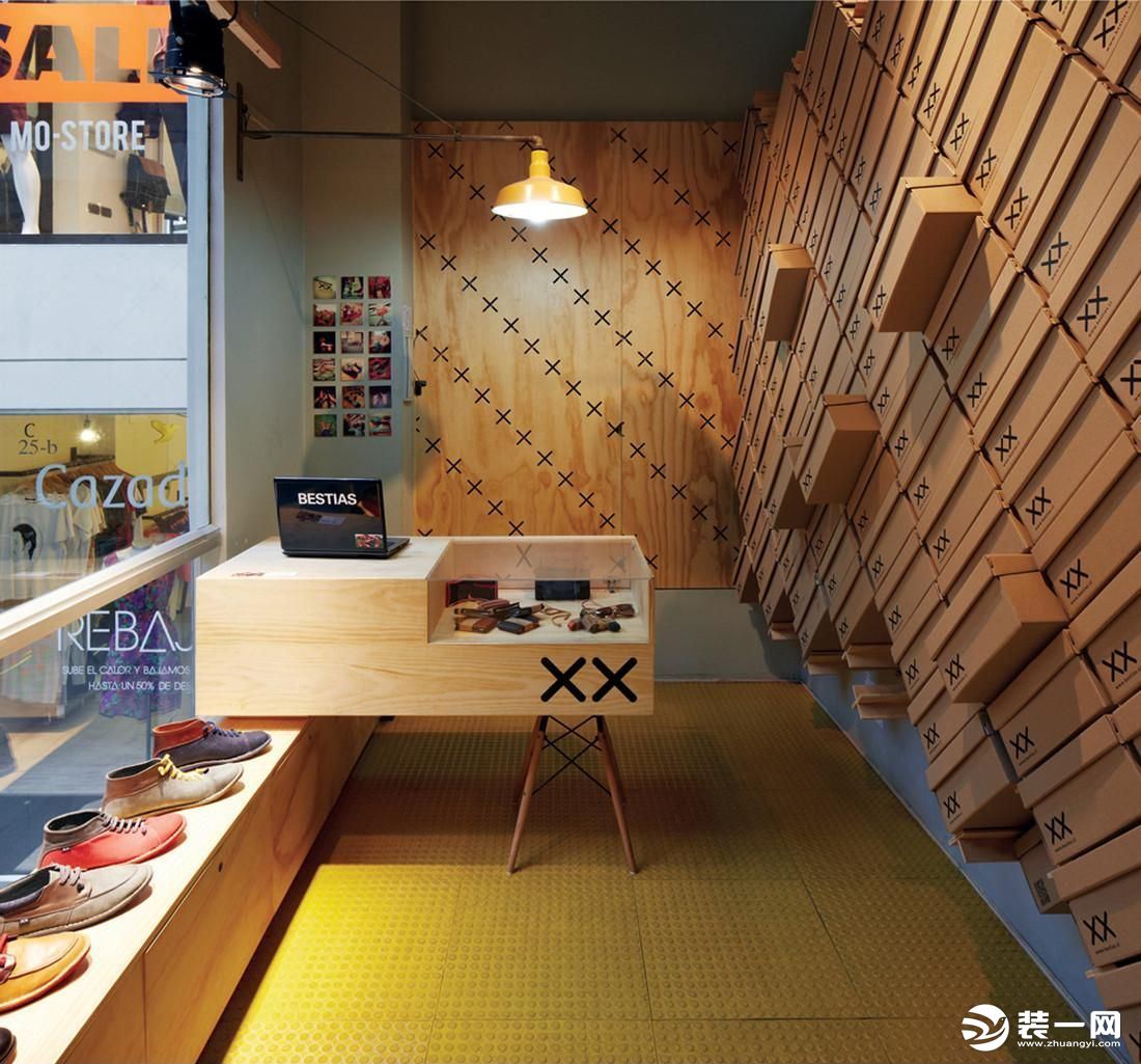 鞋店装修设计图