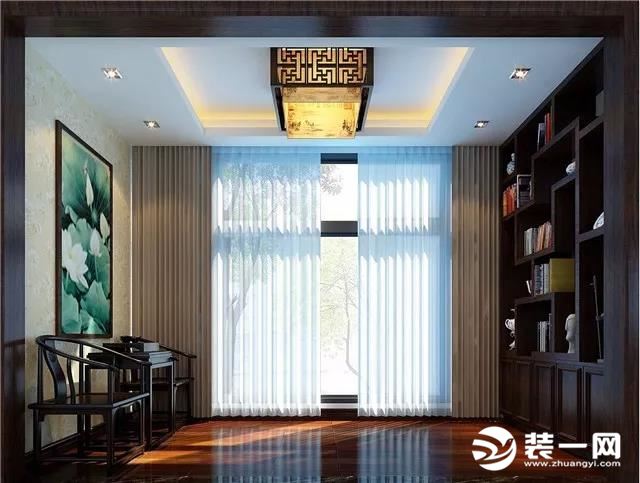 中式书房装修效果图