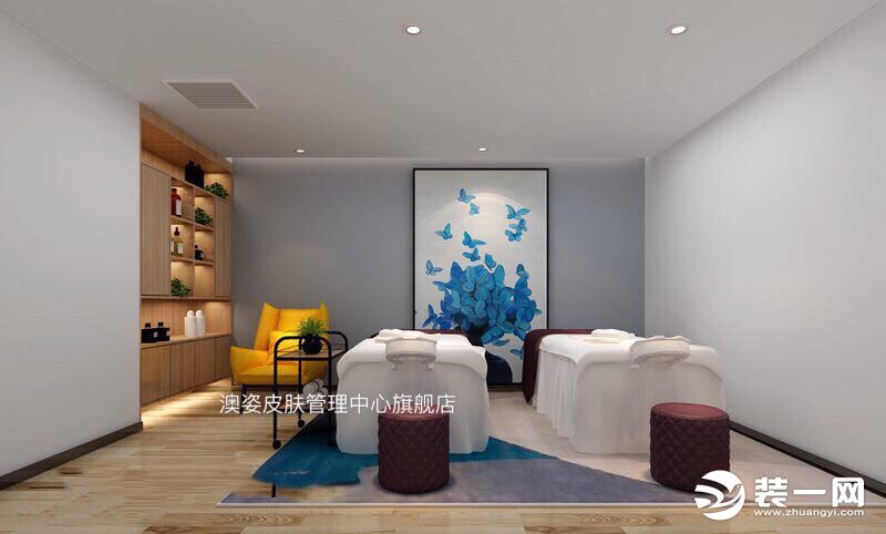 郑州红昌宏装饰打造经典公装案例澳姿皮肤管理中心 图片