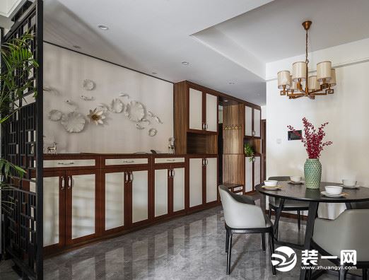 中式背景墙装修效果图