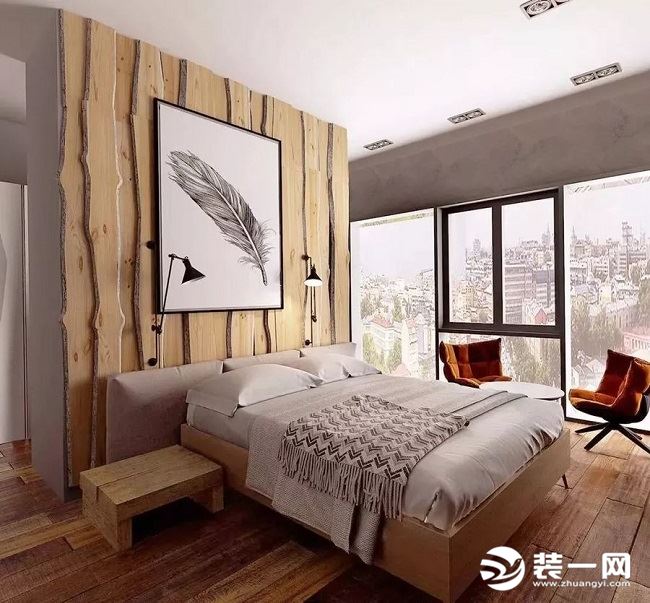 木质背景墙效果图