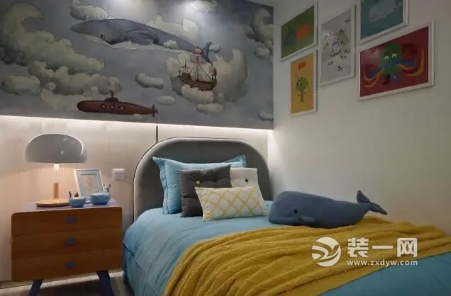 60平复式两居现代loft风格儿童房装修效果图