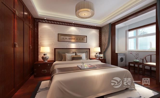 170平米三室两厅中式装修效果图