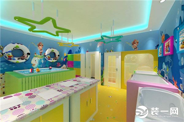 婴幼儿游泳馆装修效果图