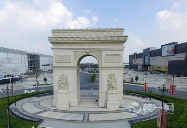 郑州家居建材市场山寨版凯旋门