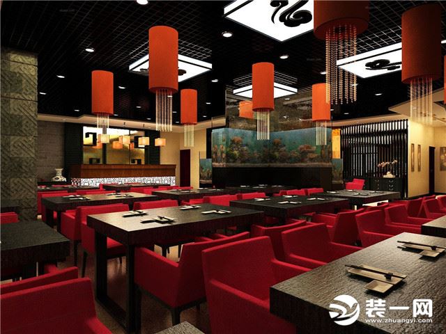 饭店装修设计图