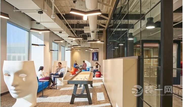 轻工业风装修公司办公室设计效果图
