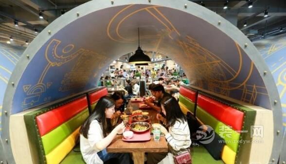 大学餐厅装修效果图