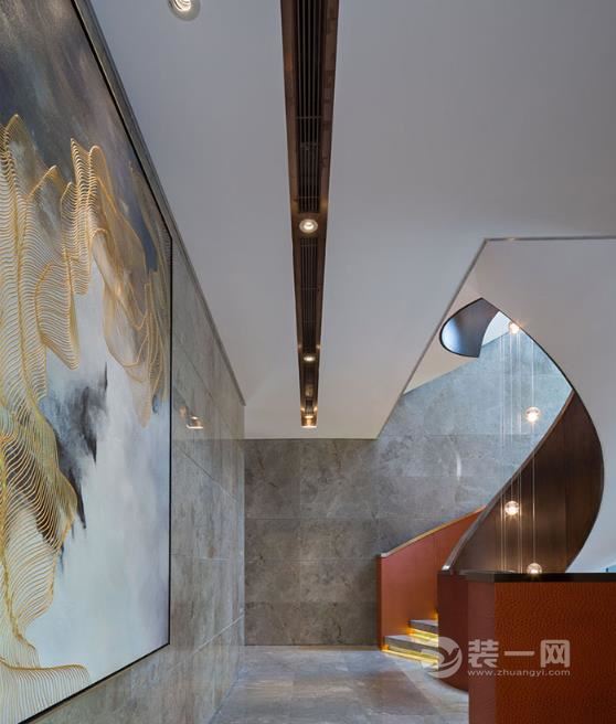 现代简约混搭风格别墅装修效果图