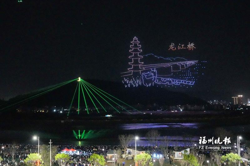 福清焰火无人机闪耀夜空