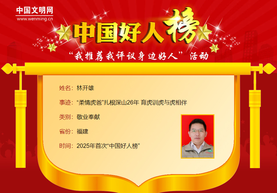中国好人，福建7人！