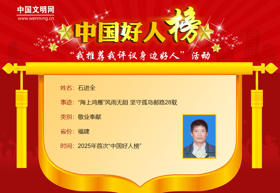 中国好人，福建7人！